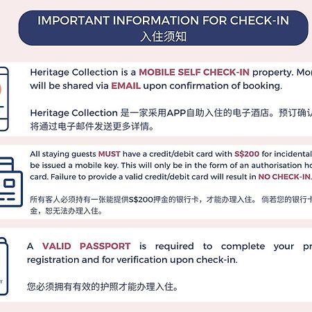 Heritage Collection On Pagoda - Mobile App Check-In Singapore Esterno foto